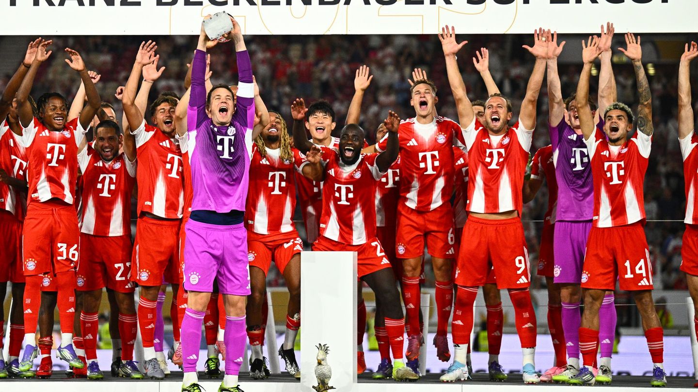 Das Supercup-Finale 2025 gewannen die Bayern gegen den VfB Stuttgart. (Archivbild) Foto: Tom Weller/dpa