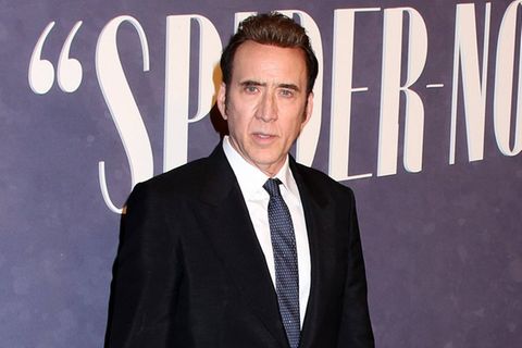Nicolas Cage bei der Premiere von "Spider-Noir" in New York.