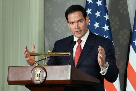 Marco Rubio in Neu Delhi