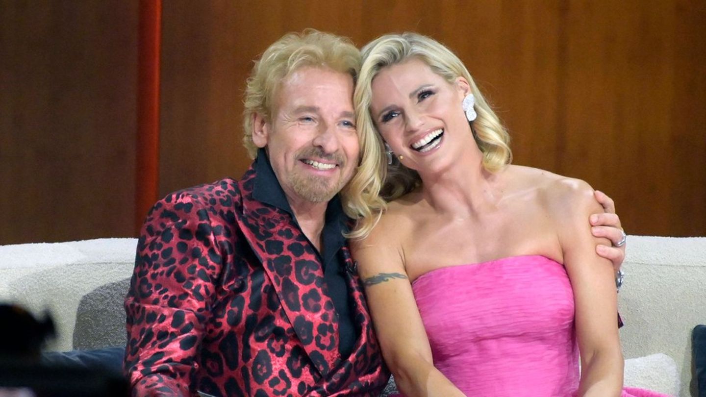 Moderierten zusammen die Samstagabendshow "Wetten, dass..?": Michelle Hunziker und Thomas Gottschalk.