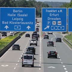 Chaos blieb aus: An Pfingstmontag, einem klassischen Rückreisetag, rollte der Verkehr über Thüringens Autobahnen laut Polizei we
