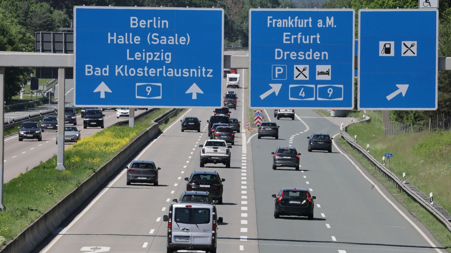 Chaos blieb aus: An Pfingstmontag, einem klassischen Rückreisetag, rollte der Verkehr über Thüringens Autobahnen laut Polizei we