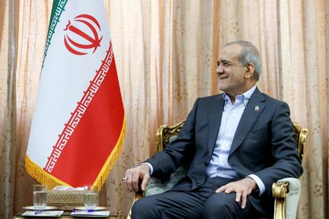 Irans Präsident Massud Peseschkian