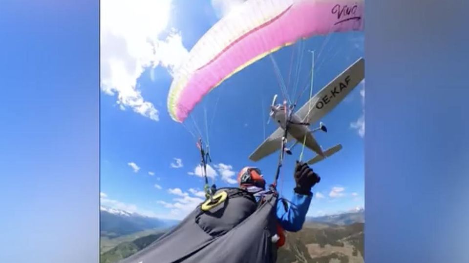 Flugzeug kollidiert mit Paragliderin