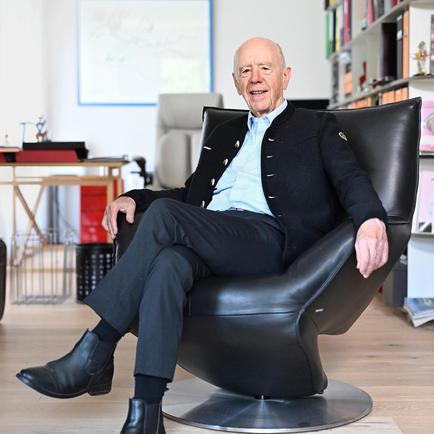 Riester-Rente: Ihr Erfinder Walter Riester zu Hause in Isny im Allgäu
