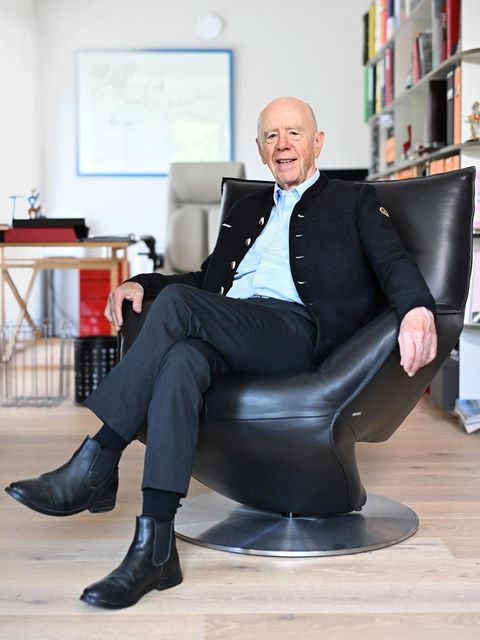 Riester-Rente: Ihr Erfinder Walter Riester zu Hause in Isny im Allgäu