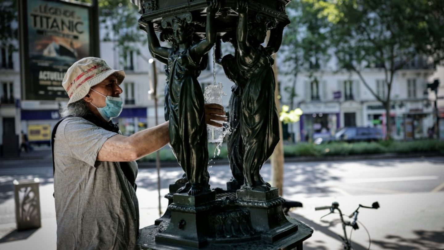 Trinkwasserbrunnen in Paris