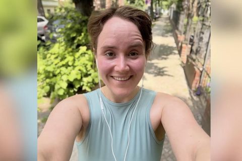 Ricarda Lang nach dem Joggen