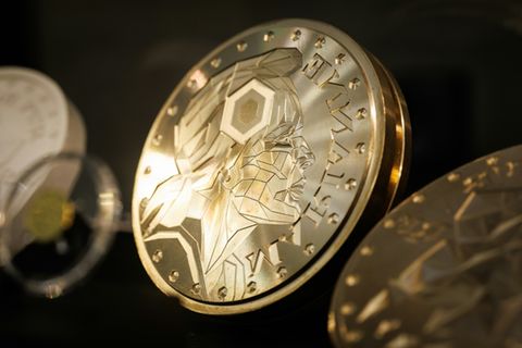 Goldmünze mit der Marianne