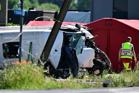 Unglücksstelle in Buggenhout
