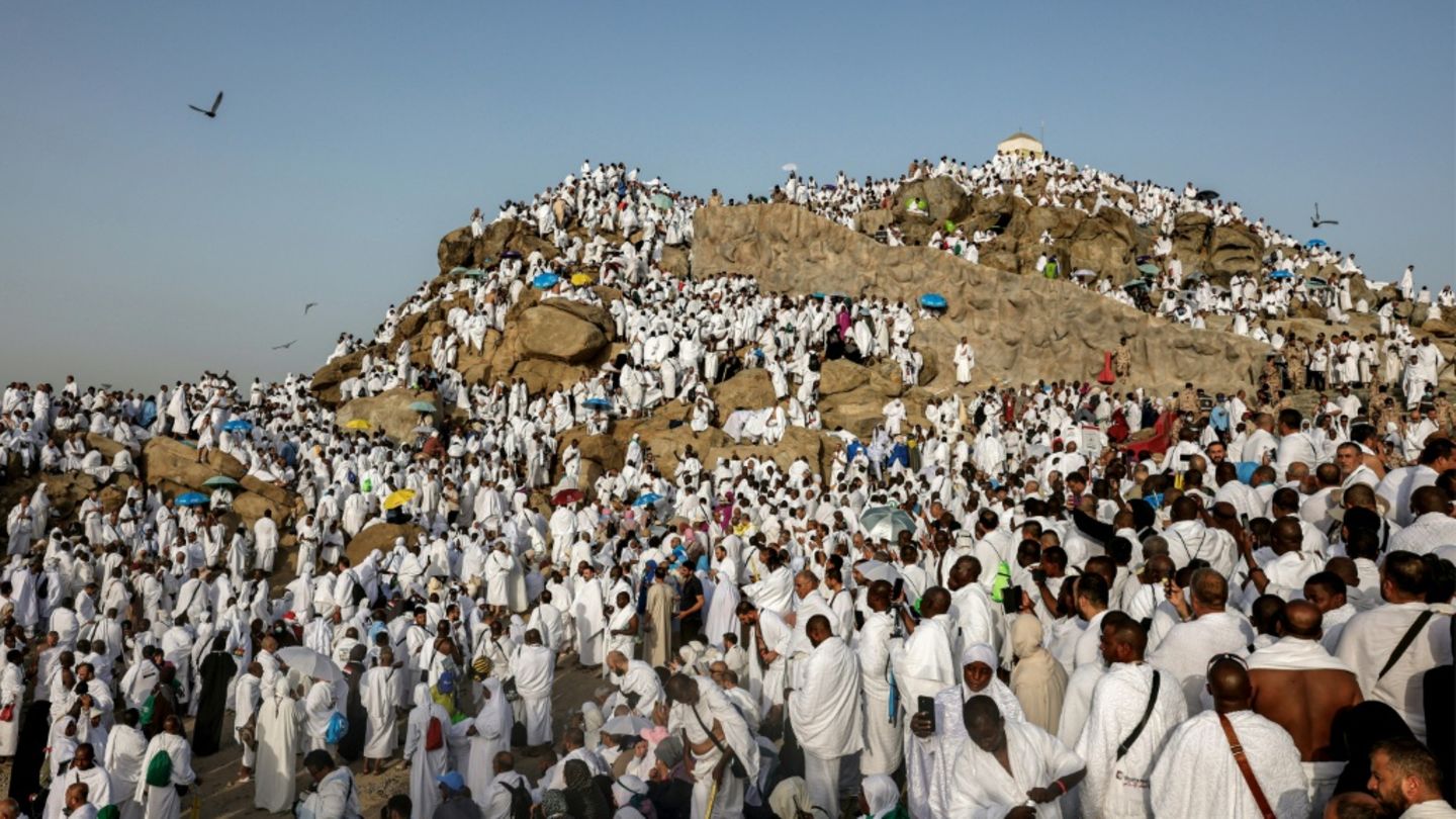 Pilger auf dem Arafat