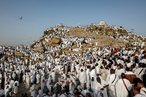 Pilger auf dem Arafat