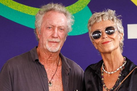 Rachel Ward - hier im Februar mit ihrem Ehemann Bryan Brown in Sydney.