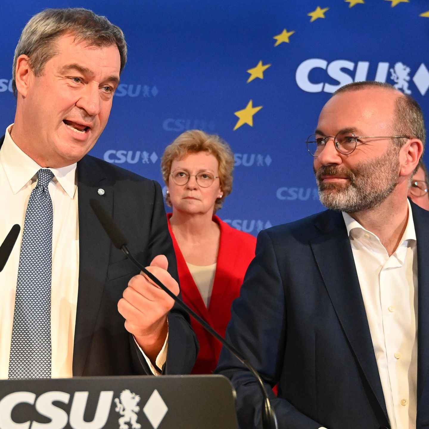 Markus Söder und Manfred Weber