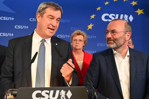 Markus Söder und Manfred Weber