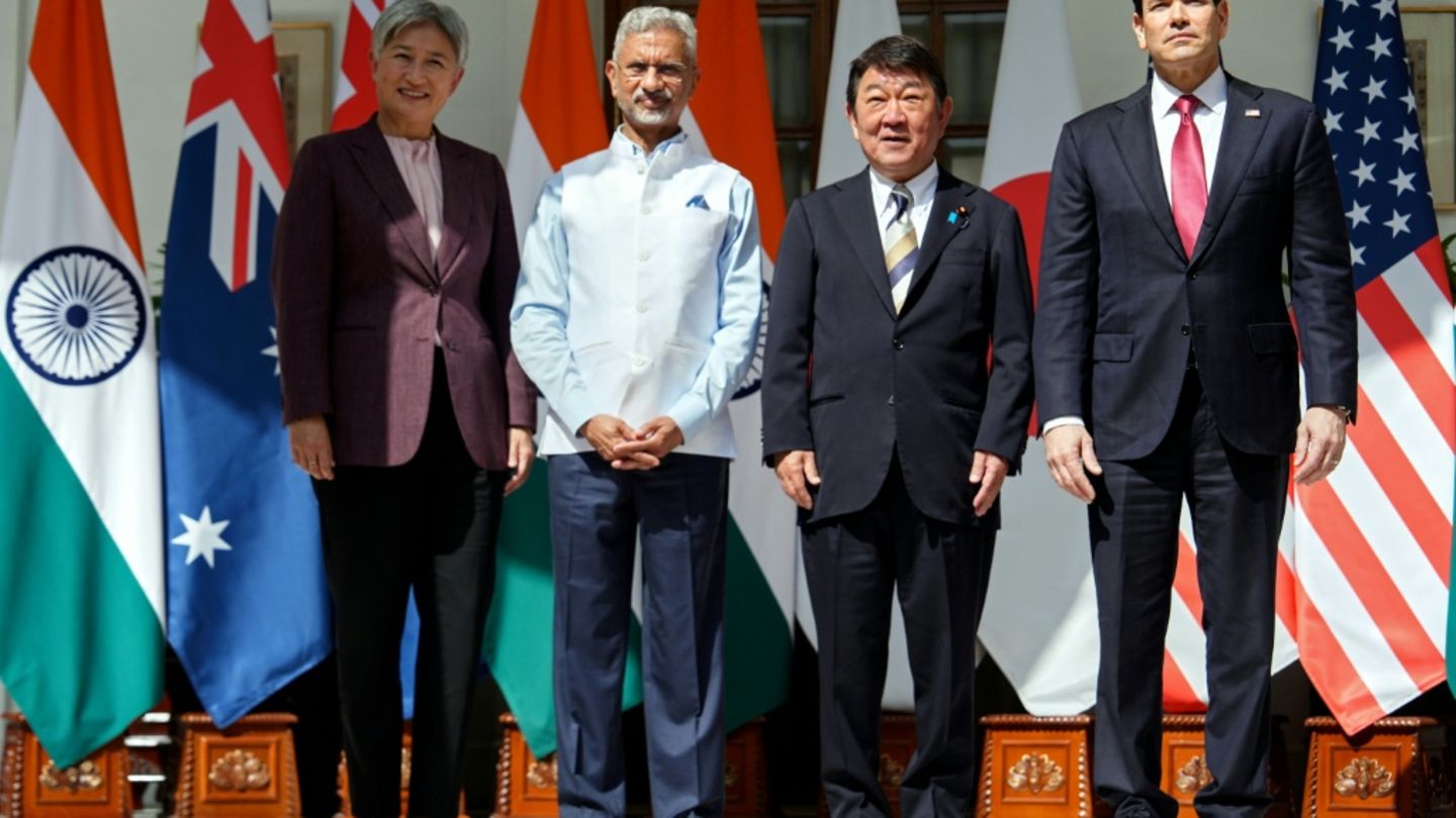 Quad-Außenminister in Neu-Delhi