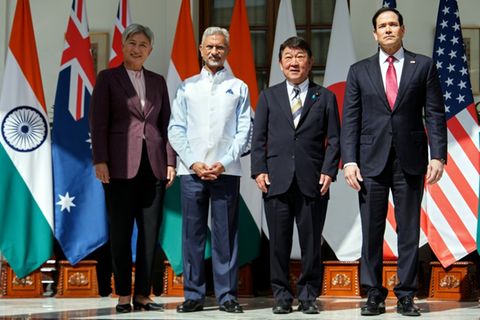 Quad-Außenminister in Neu-Delhi