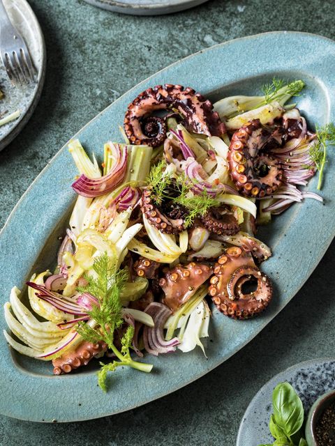 Tintenfischsalat mit Fenchel