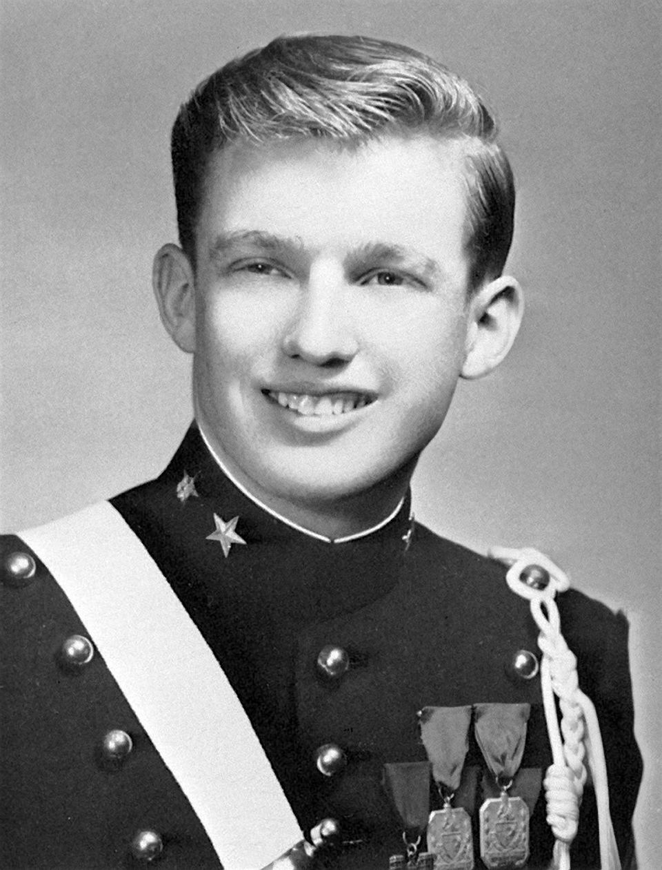 Donald Trump als junger Mensch