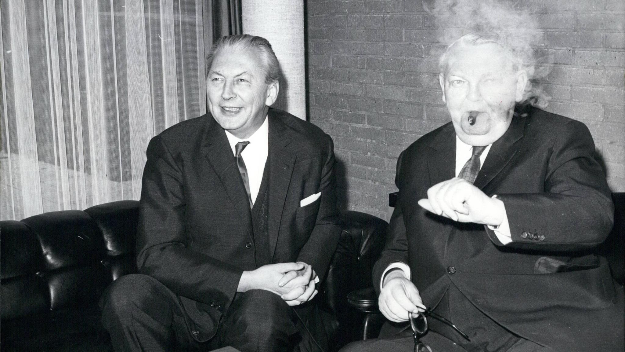 Kanzler Erhard und Kiesinger 1966