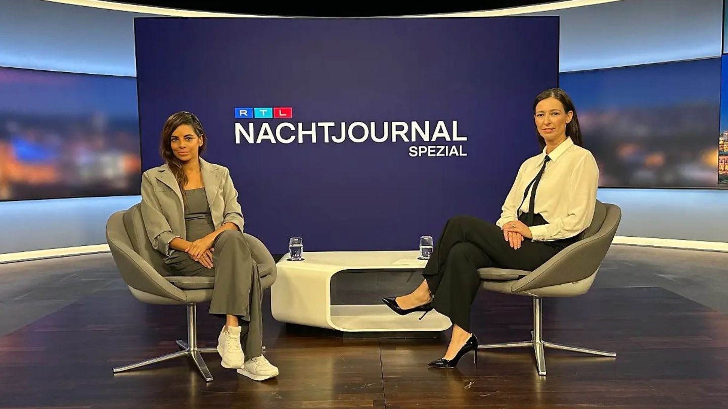 Collien Fernandes spricht im „Nachtjournal Spezial“ mit Pinar Atalay