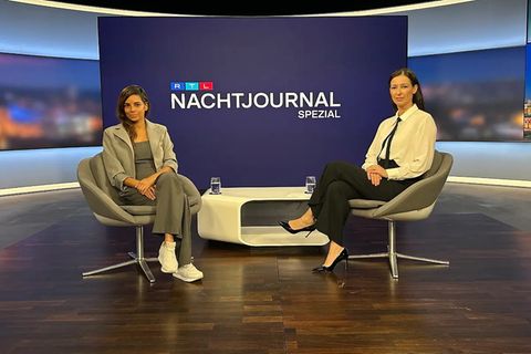 Collien Fernandes spricht im „Nachtjournal Spezial“ mit Pinar Atalay