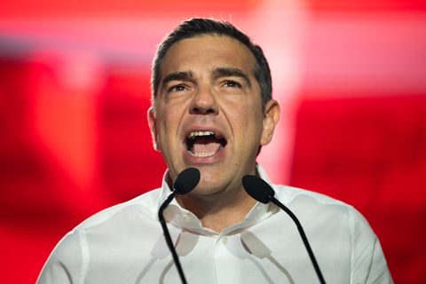 Tsipras kündigt ein politisches Comeback an. (Archivbild) Foto: Angelos Tzortzinis/dpa