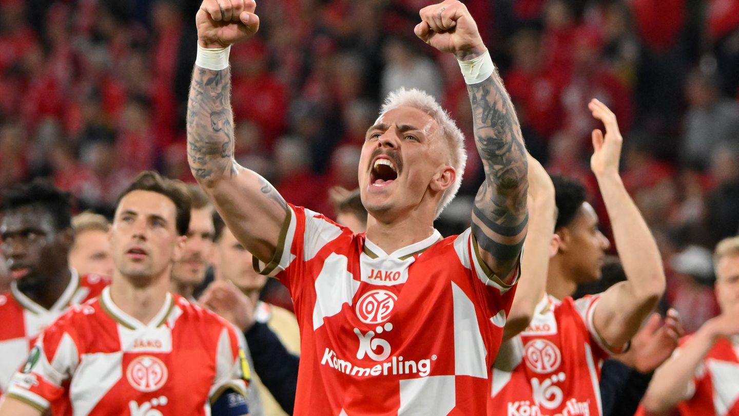 Ganz nah am Halbfinale: Mainz war bisher das beste deutsche Team in der Conference League. (Archivbild) Foto: Torsten Silz/dpa