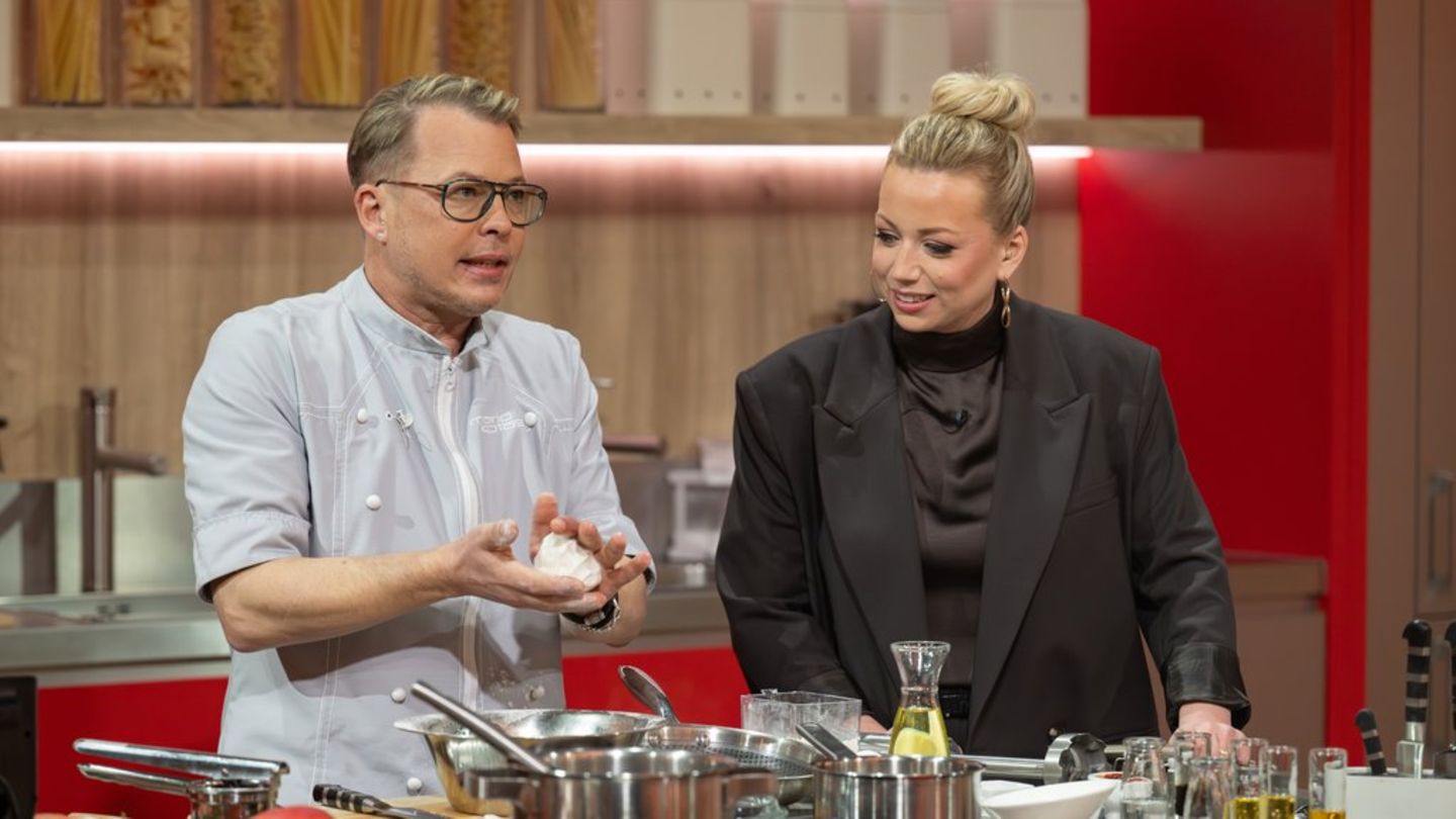 „Die Küchenschlacht XXL“: Mario Kotaska (l.) und Zora Klipp.