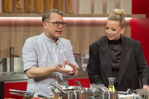„Die Küchenschlacht XXL“: Mario Kotaska (l.) und Zora Klipp.