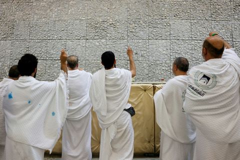 Symbolische Steinigung des Teufels in Mina