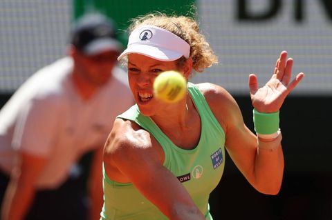 Laura Siegemund bei den French Open. Für die kommenden Tage wird in Paris noch extreme Hitze erwartet