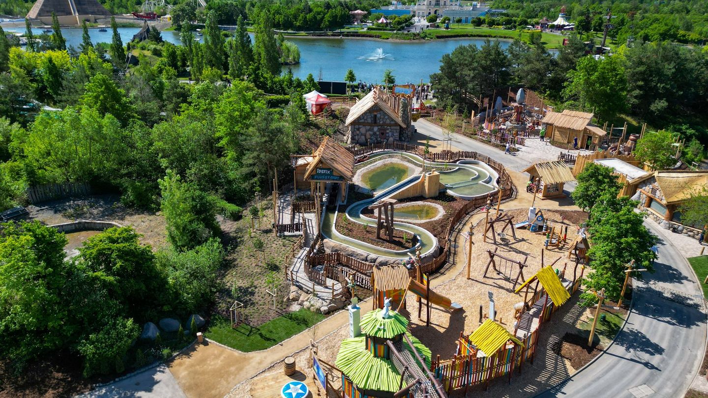 Mit dem neuen Idefix-Abenteuerland startet in Sachsen der erste Schritt zum Asterix-Park. Foto: Hendrik Schmidt/dpa