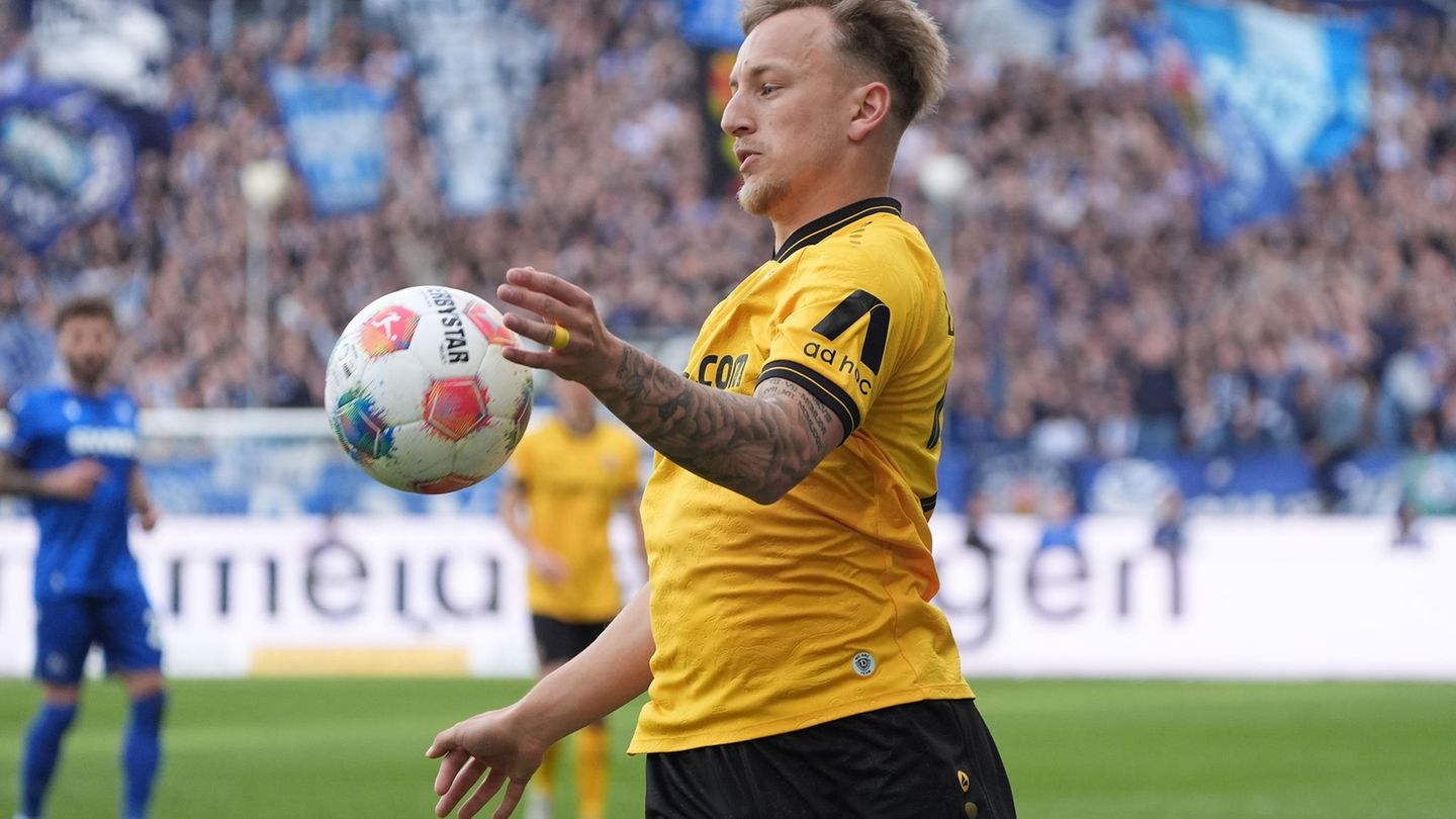 Sascha Risch wird Dynamo Dresden verlassen. (Archivbild) Foto: Marc Schüler/dpa