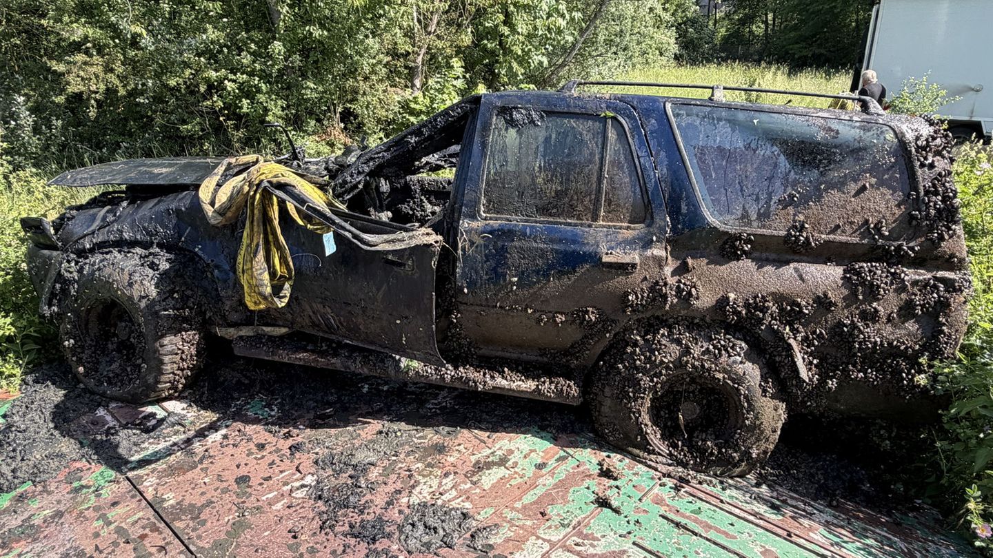 Das Auto war 2006 als gestohlen gemeldet worden und nach gut zwei Jahrzehnten von Helfern des Technischen Hilfswerks bei einer S