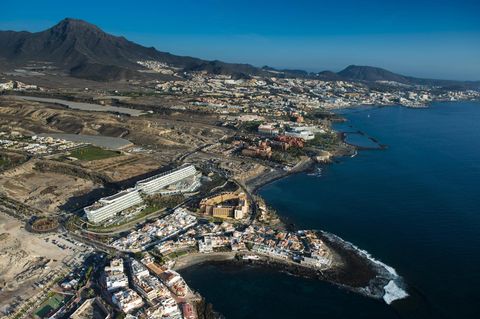 Eine Luftaufnahme von Costa Adeje auf Teneriffa