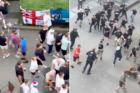 Conference-League-Finale: Englische gegen spanische Fans – Video zeigt Randale in Leipzig