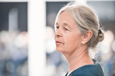 Daniela Klette nahm das Urteil äußerlich gelassen auf. Foto: Sina Schuldt/dpa-pool/dpa