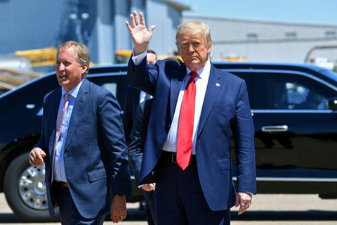 Trump (r) und Paxton im Juni 2020