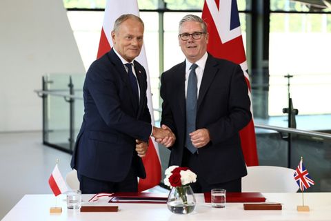 Keir Starmer und Donald Tusk