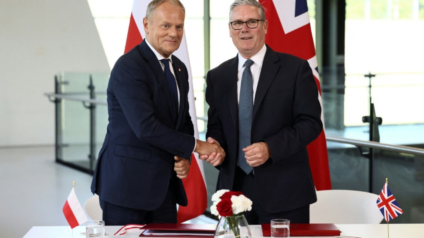Keir Starmer und Donald Tusk