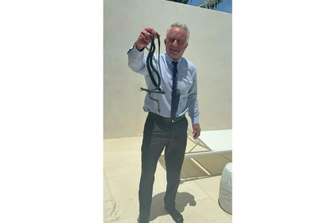 Robert F. Kennedy Jr. mit den Nattern