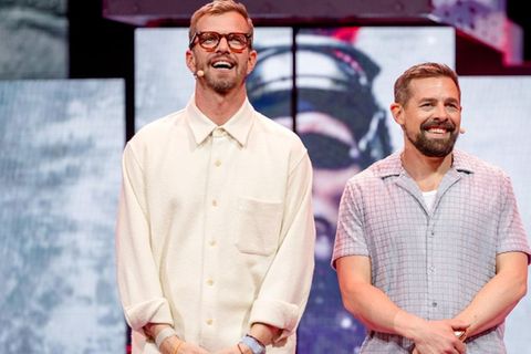 Joko Winterscheidt (l.) und Klaas Heufer-Umlauf in der aktuellsten „Joko & Klaas gegen ProSieben"-Ausgabe.