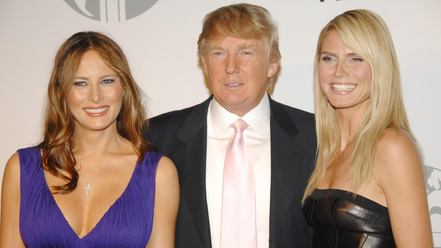 Donald Trump Heidi Klum