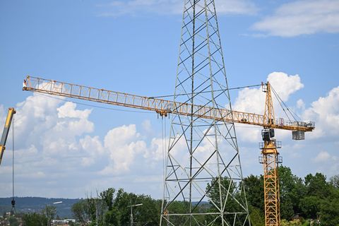 Die Baustelle ist nun wieder freigegeben. Foto: Bernd Weißbrod/dpa