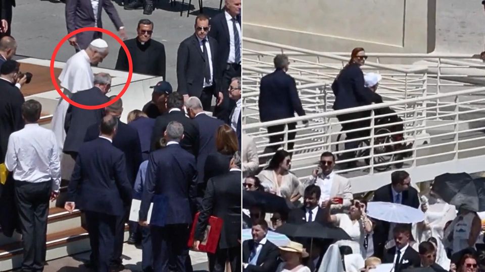 Pilger kollabiert vor Papst Leo XIV.