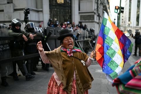 Protest am Muttertag