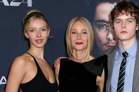 Apple Martin, Gwyneth Paltrow und Moses Martin im Dezember 2025 in New York.