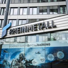 Firmenzentrale vom Rüstungskonzern Rheinmetall