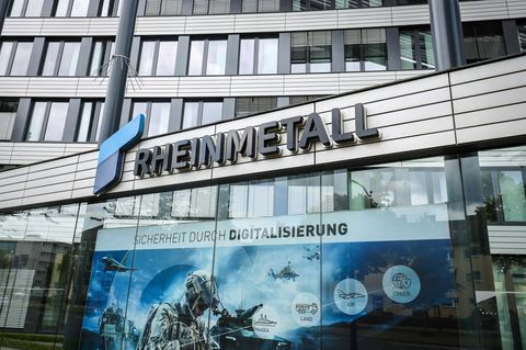 Firmenzentrale vom Rüstungskonzern Rheinmetall